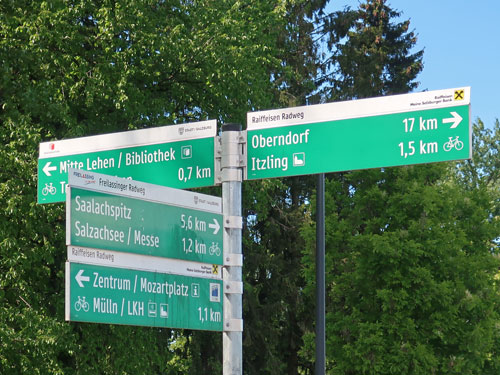 Maps of Salzburg Austria and Region