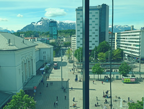 Bus Station in Salzburg Austria